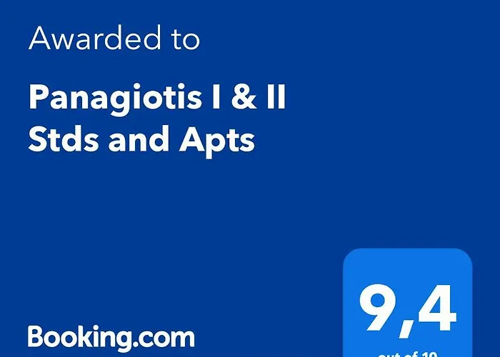 Διαμέρισμα Panagiotis I & Ii Stds And Apts *